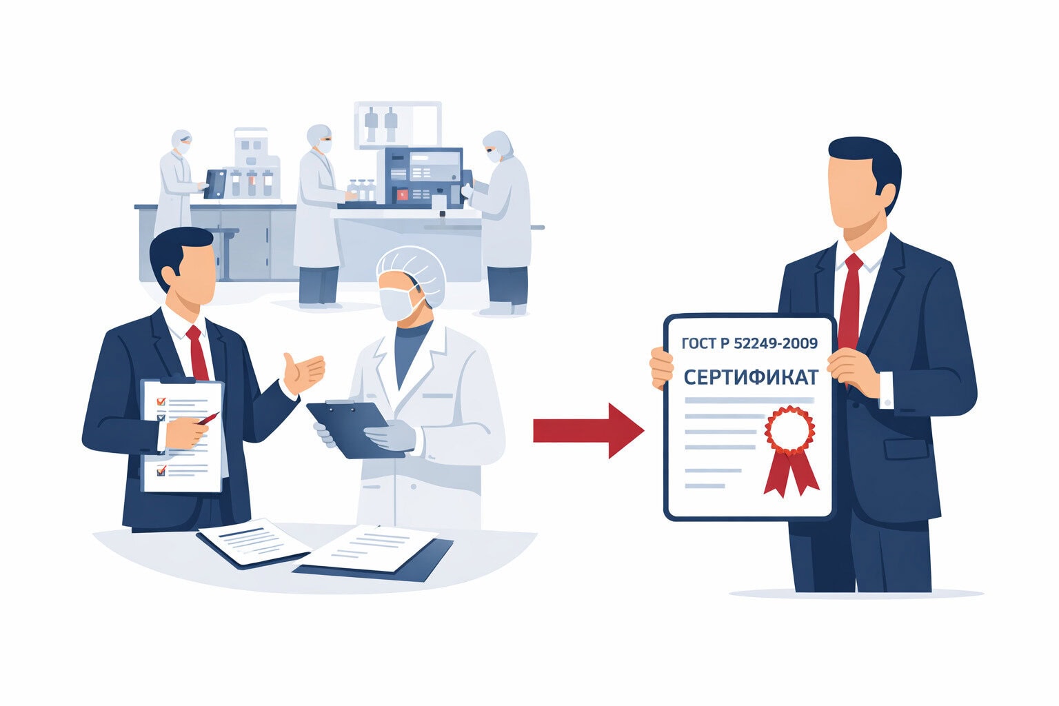 Процедура сертификации ГОСТ Р 52249-2009 в Якутске